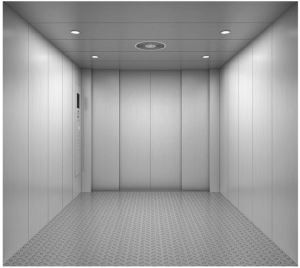 स्टेनलेस स्टील मशीन Roomless फ्रेट लिफ्ट